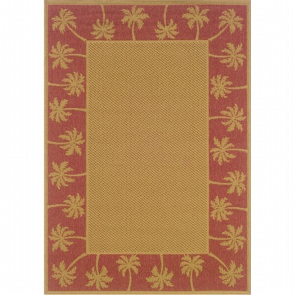Sphinx By Oriental Weavers Rug, Lanai 606C8 9x13 Rectangle - Beige/ Red-Polypropylene L606C8259396ST - main
